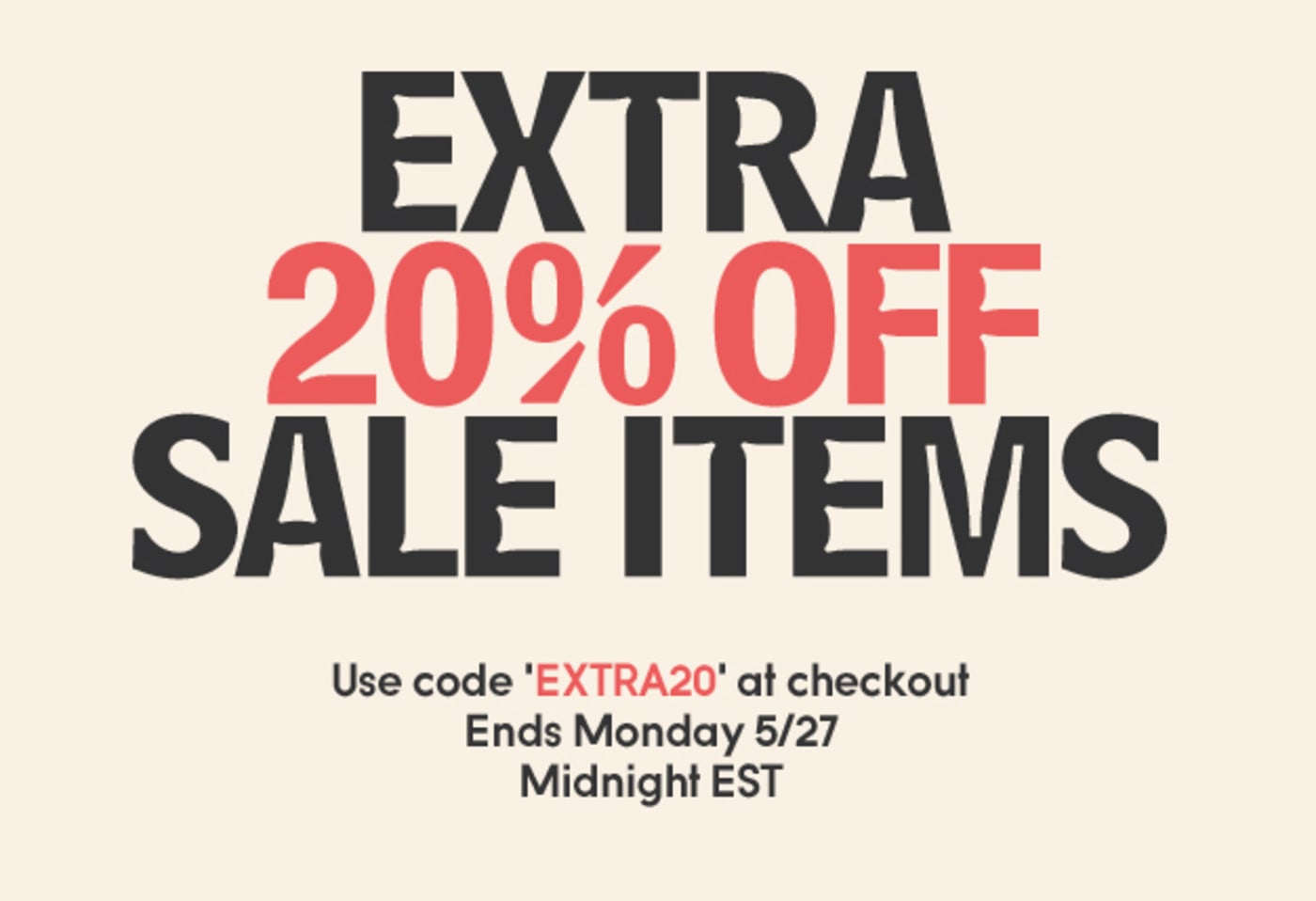 Need Supply Co. is Offering 20 Percent Off Already Marked Down Items