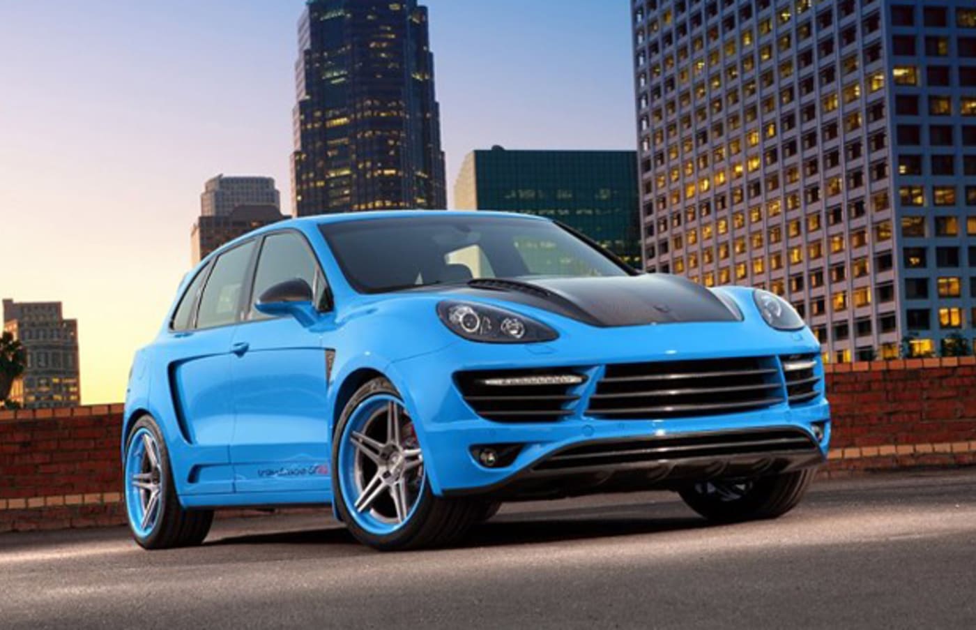 The TopCar Customs Porsche Cayenne Vantage GTR 2 Makes Baby Blue Look