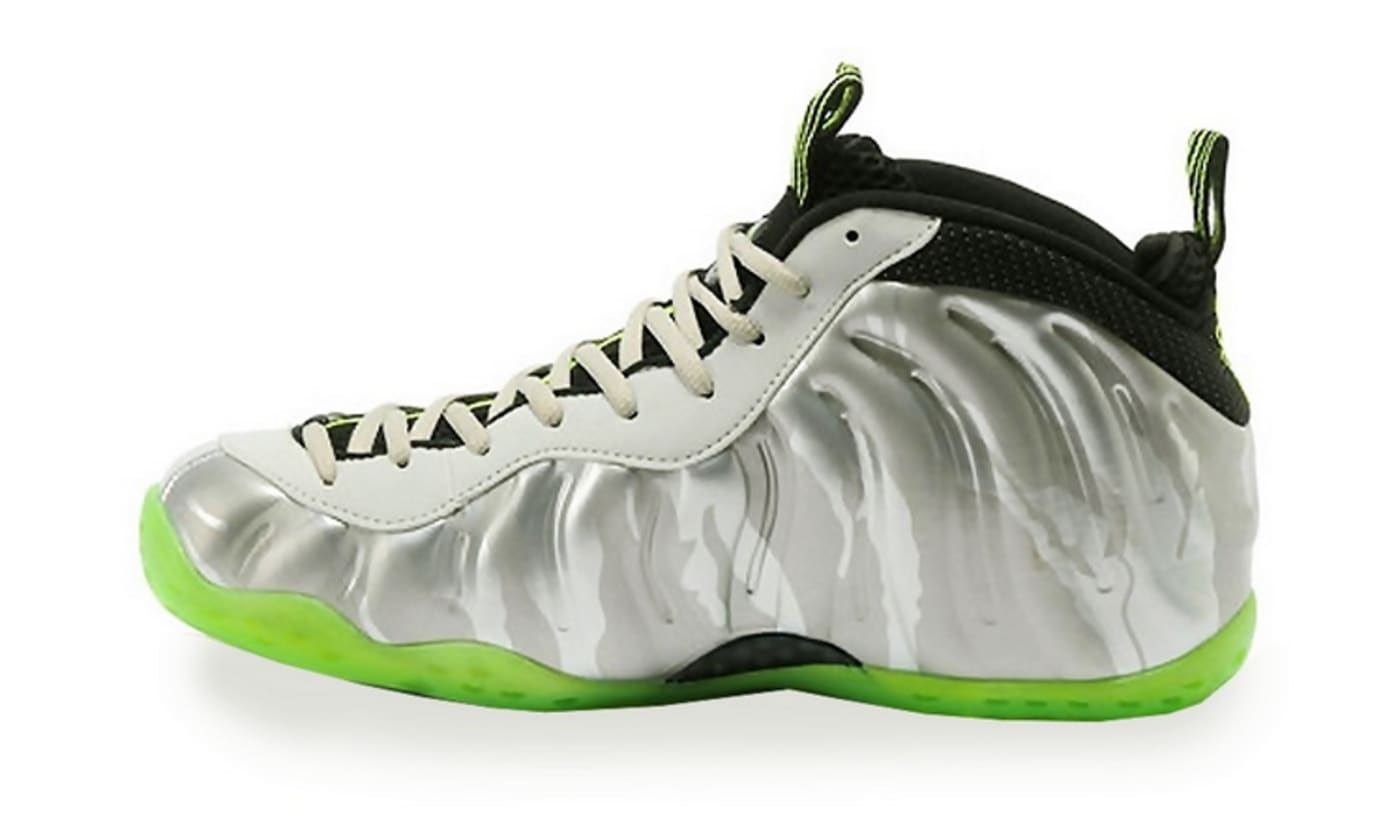 foamposite one silver