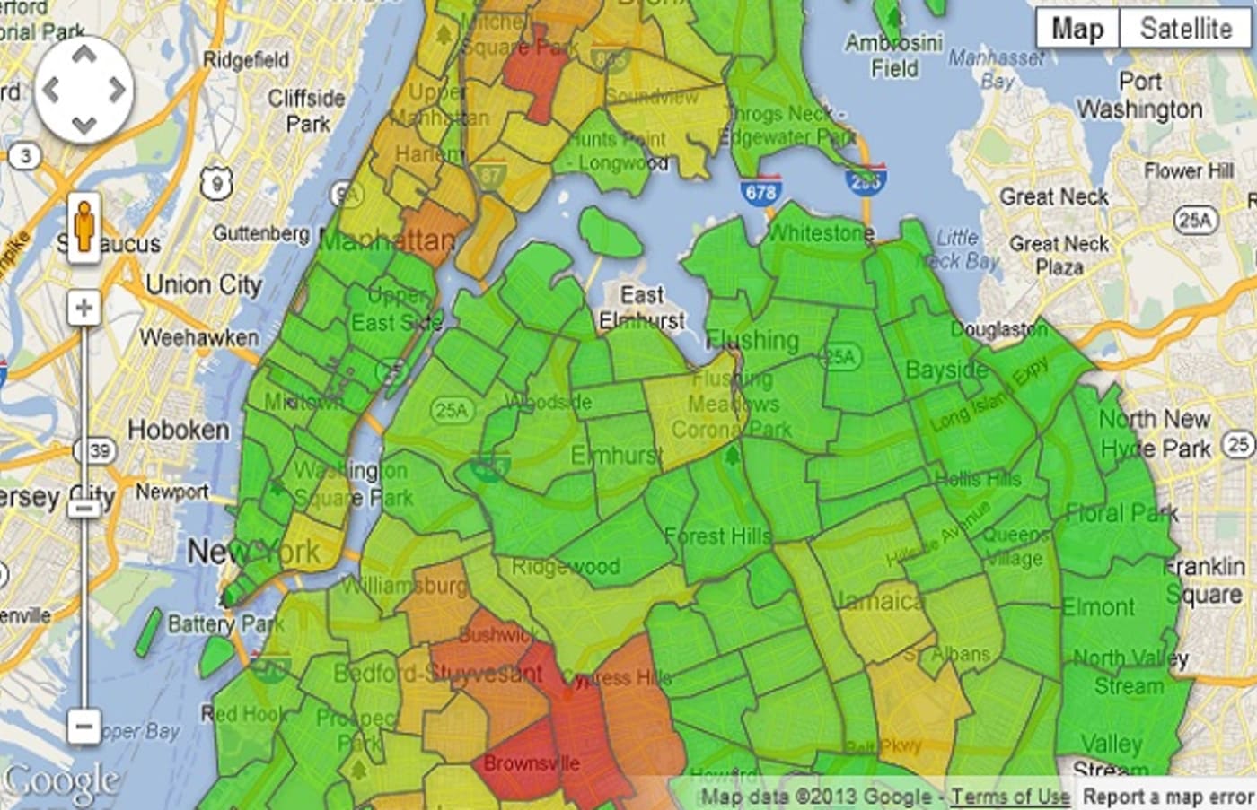 Interactive Maps Show Where Most NYC Prisoners Come From | Complex