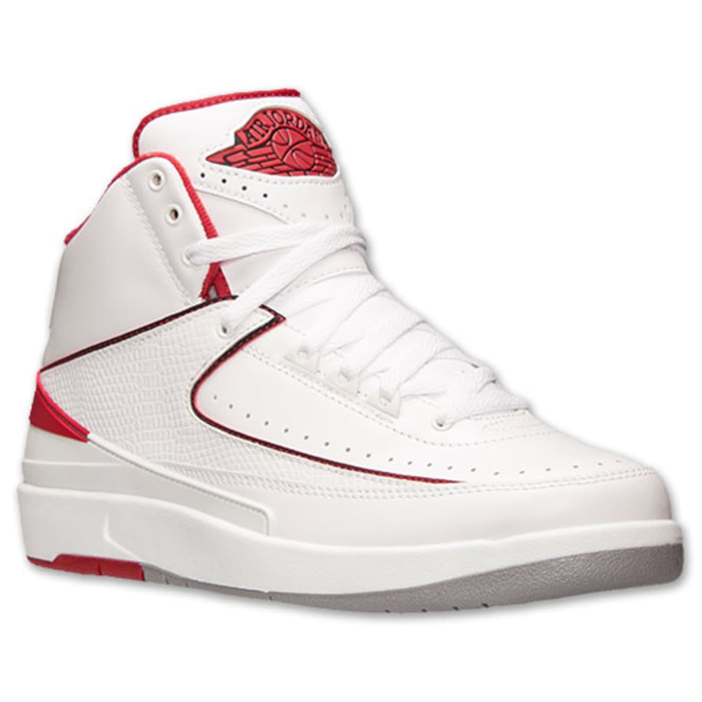 air jordan 2 red and white