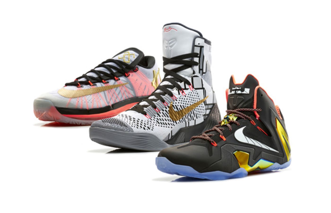 nike basketball gold