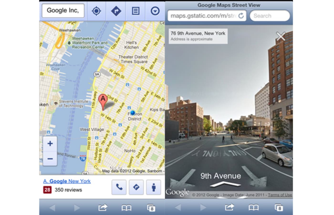 what happened to street view on google maps ios