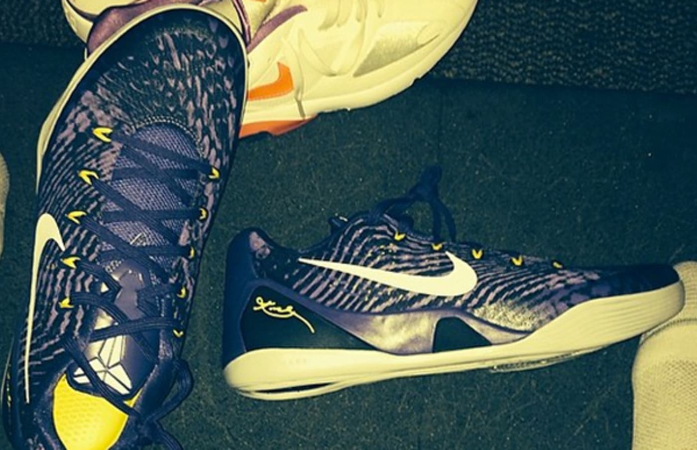 P.J. Tucker Unveils a “Black Python” Nike Kobe 9 EM Low | Complex Kobe 9 Low On Feet