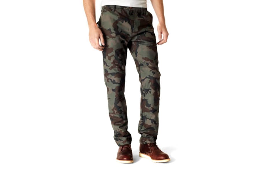 camo levi pants