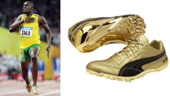 usain bolt gold shoes price