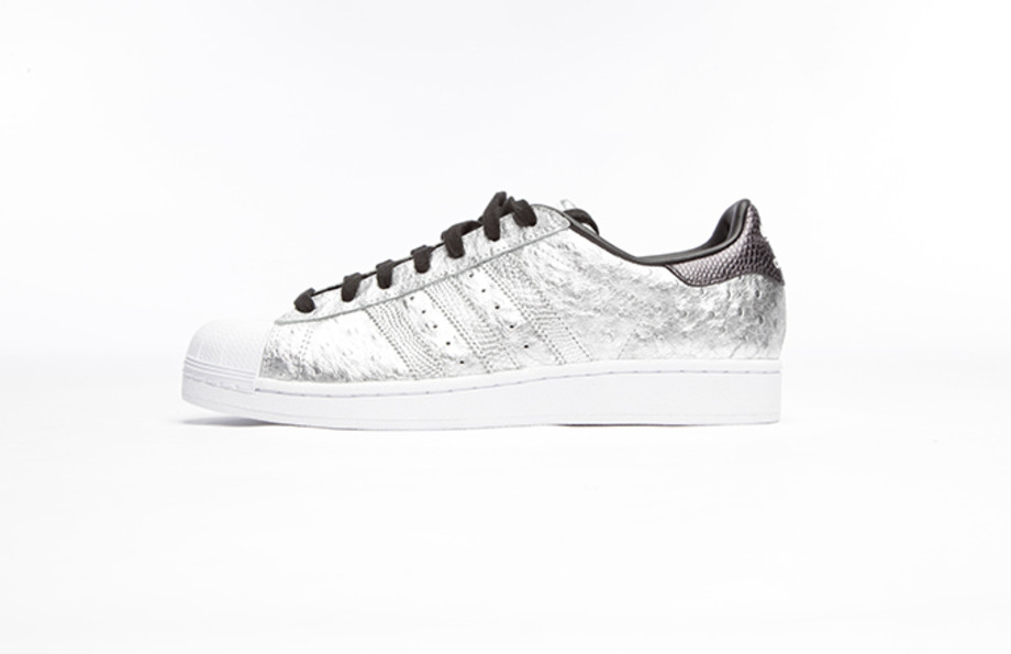 adidas superstar metallic zilver