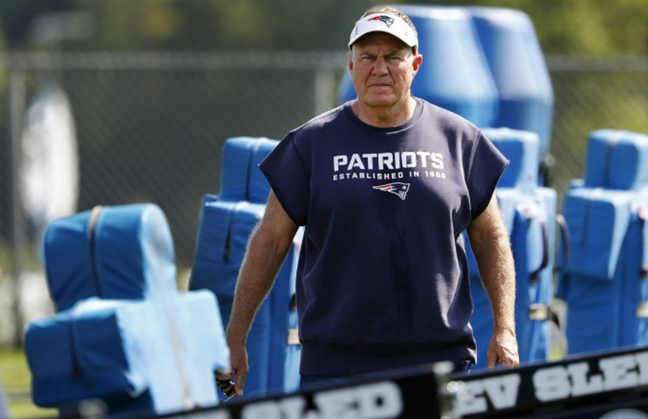 Bill Belichick Mumbles Jesus Christ After Reporter Asks Tom