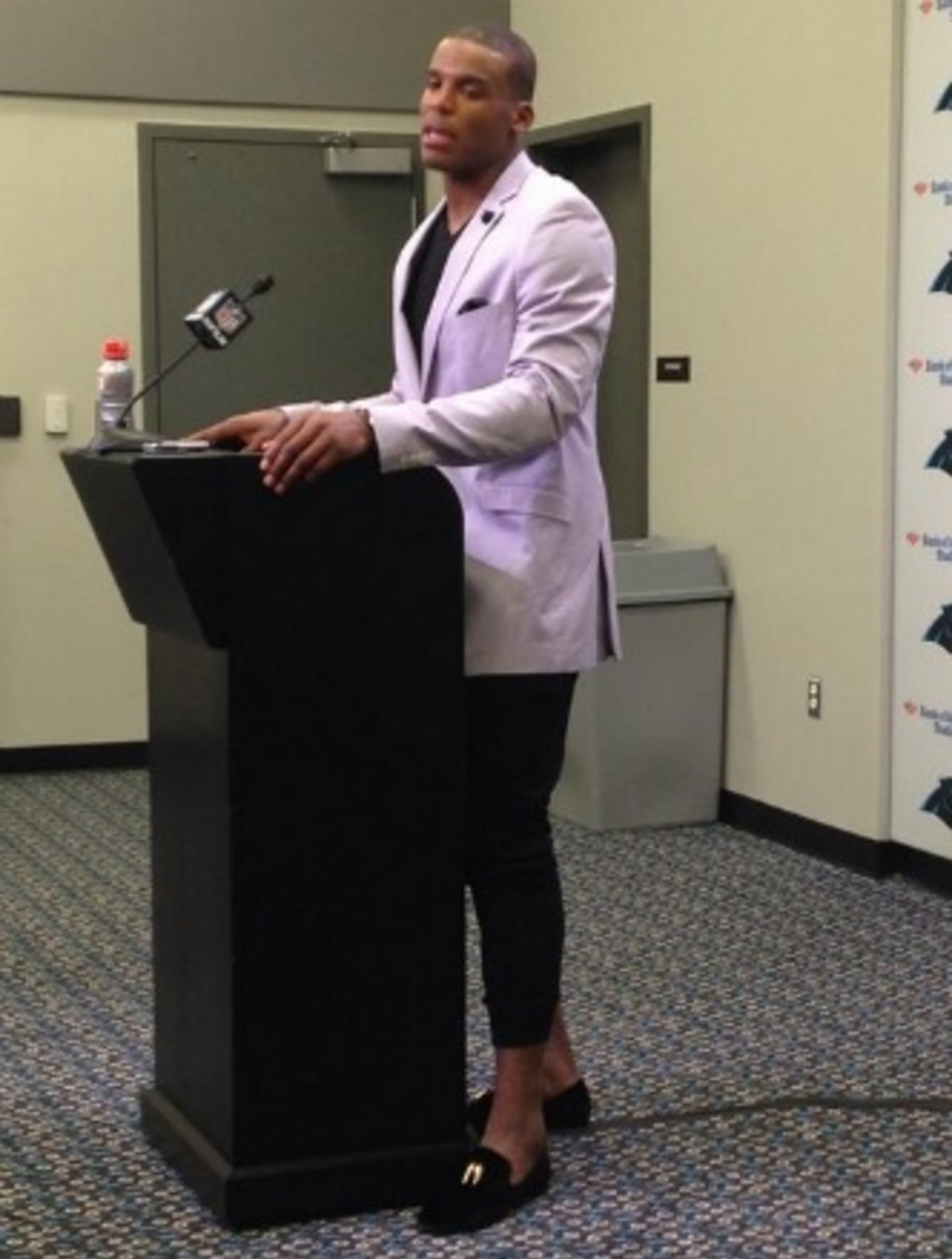Twitter Destroyed Panthers QB Cam Newton About His Questionable Post-Game Outfit | Complex
