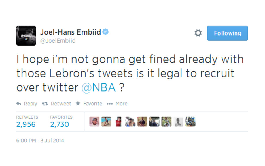 16 Reasons Why Joel Embiid Is Already The Nba S Twitter Mvp Complex