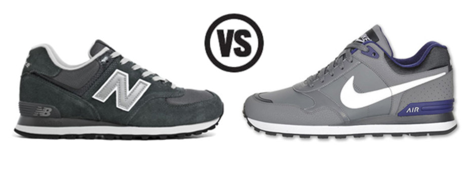 new balance v nike