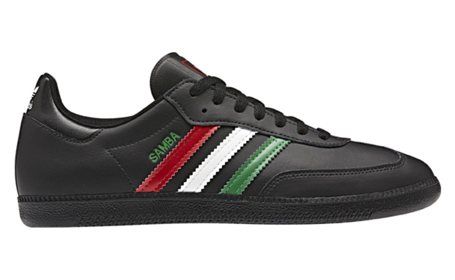adidas samba black leather
