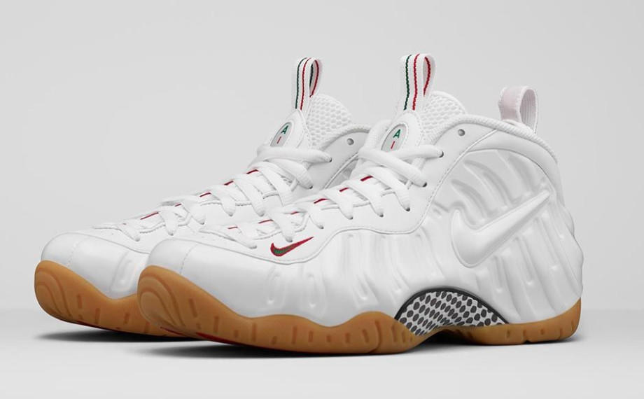 nike white foamposite