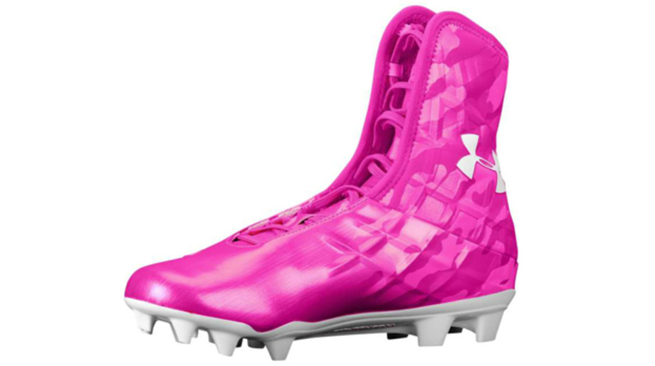 pink football cleats for youth