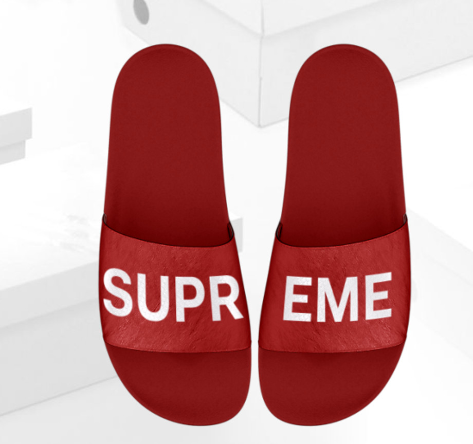 Supreme Slides On Mi Adidas For $35 | Complex
