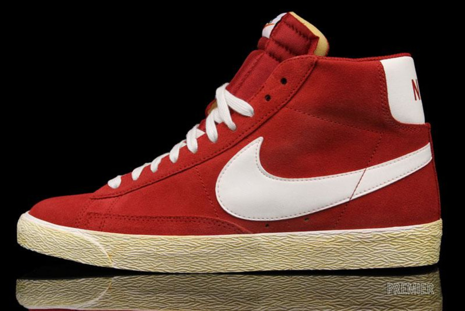 nike blazer high red
