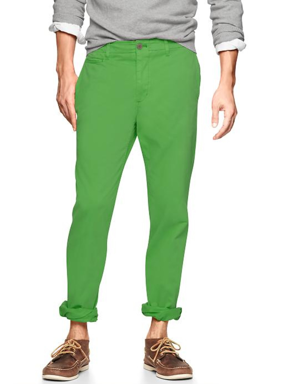 gap lived in straight khaki