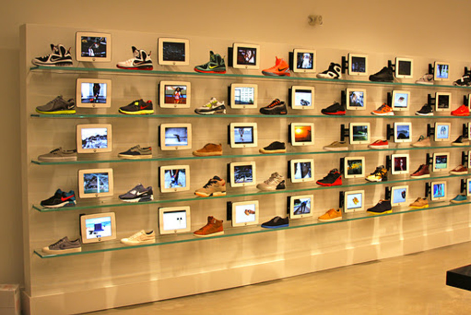 complex sneaker shopping stores
