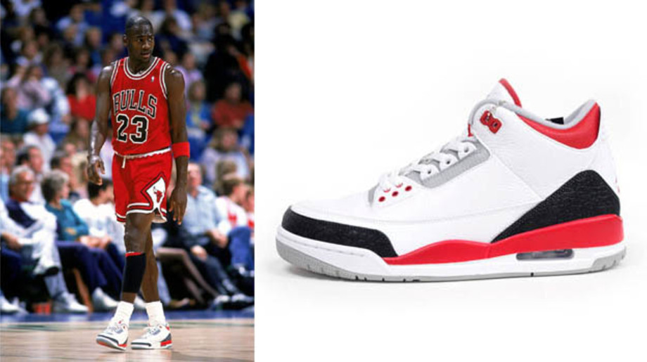 nike jordan 3 fire red