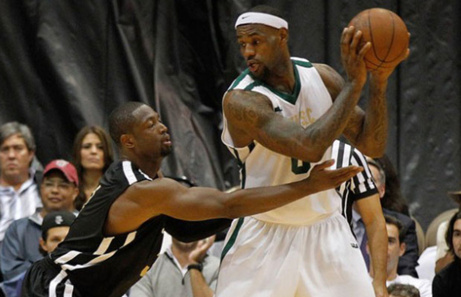 Lebron James And Dwyane Wade Face Off In South Florida All Star