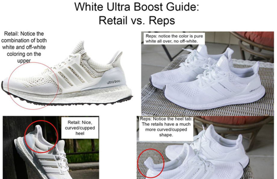adidas ultra boost 4.0 fake vs real