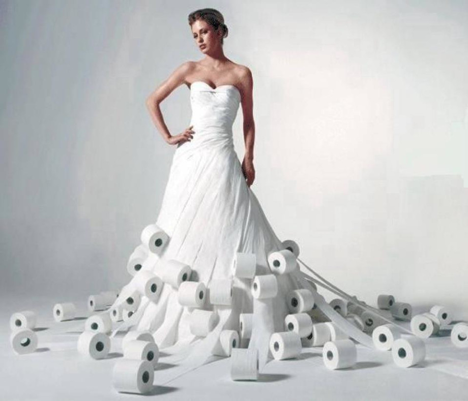 A Toilet Paper Wedding Dress Design Contest Now Open For