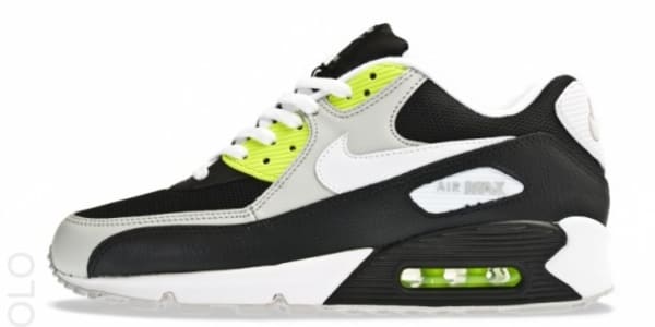air max 90 dark grey black volt