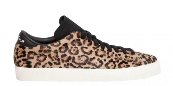 blue on blue sneakers leopard