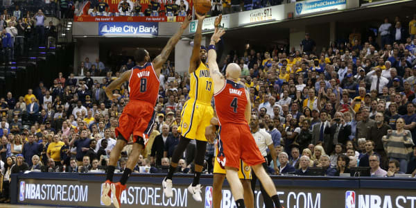 Paul George Carried Off Court With Injury, But Pacers ...