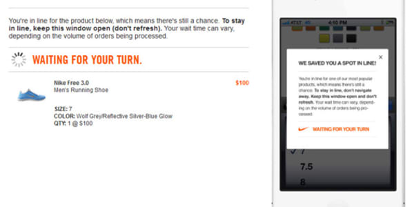 is nike delivery free