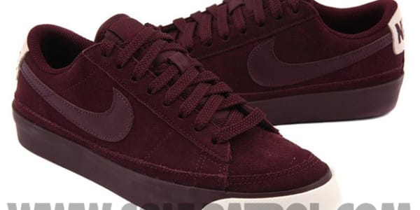 blazers nike burgundy