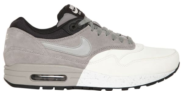 air max 1 white black grey