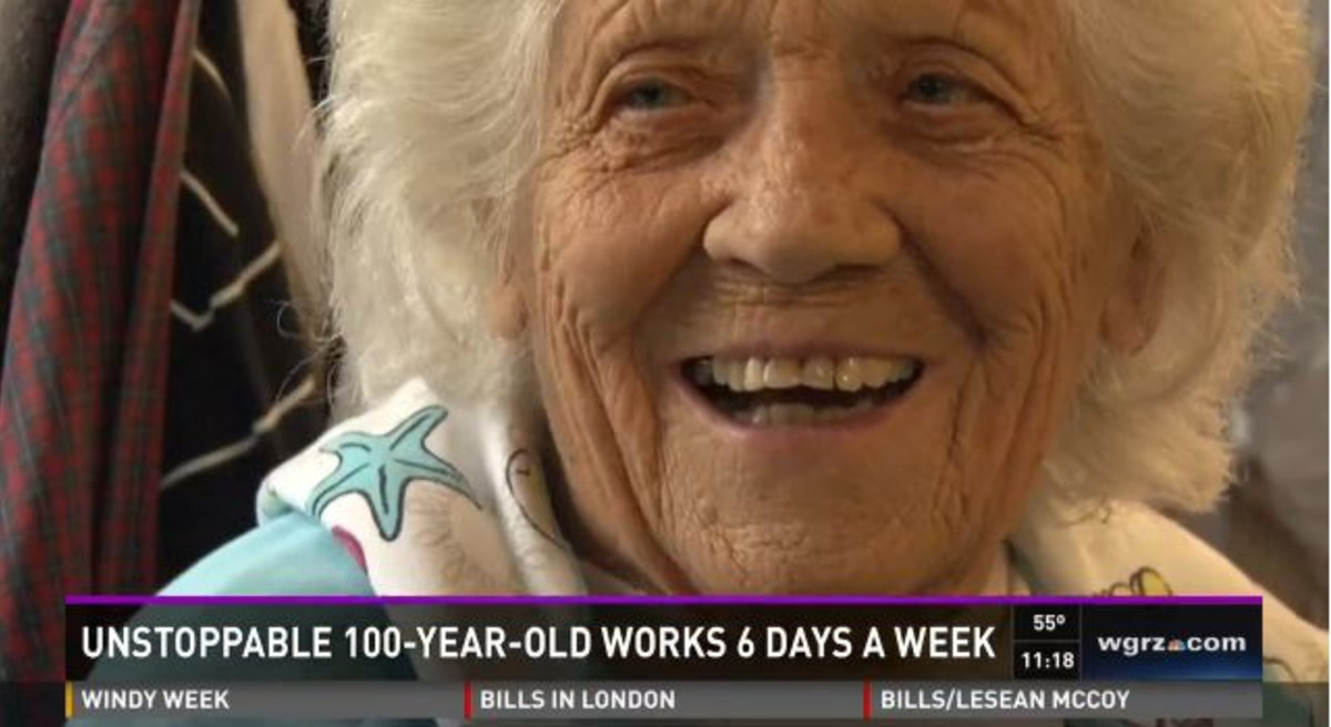 This 100-Year-Old Woman Can’t Stop and Won’t Stop Working 6 Days a Week