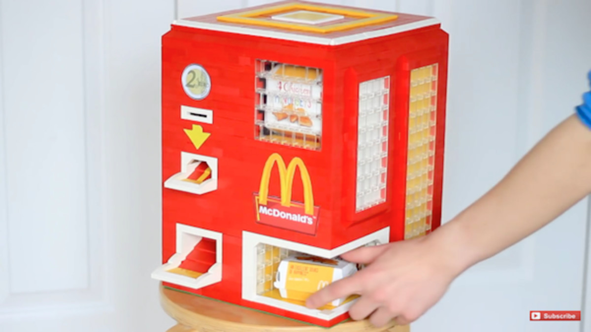Here’s a McDonald’s Vending Machine, Made out of Lego Complex UK