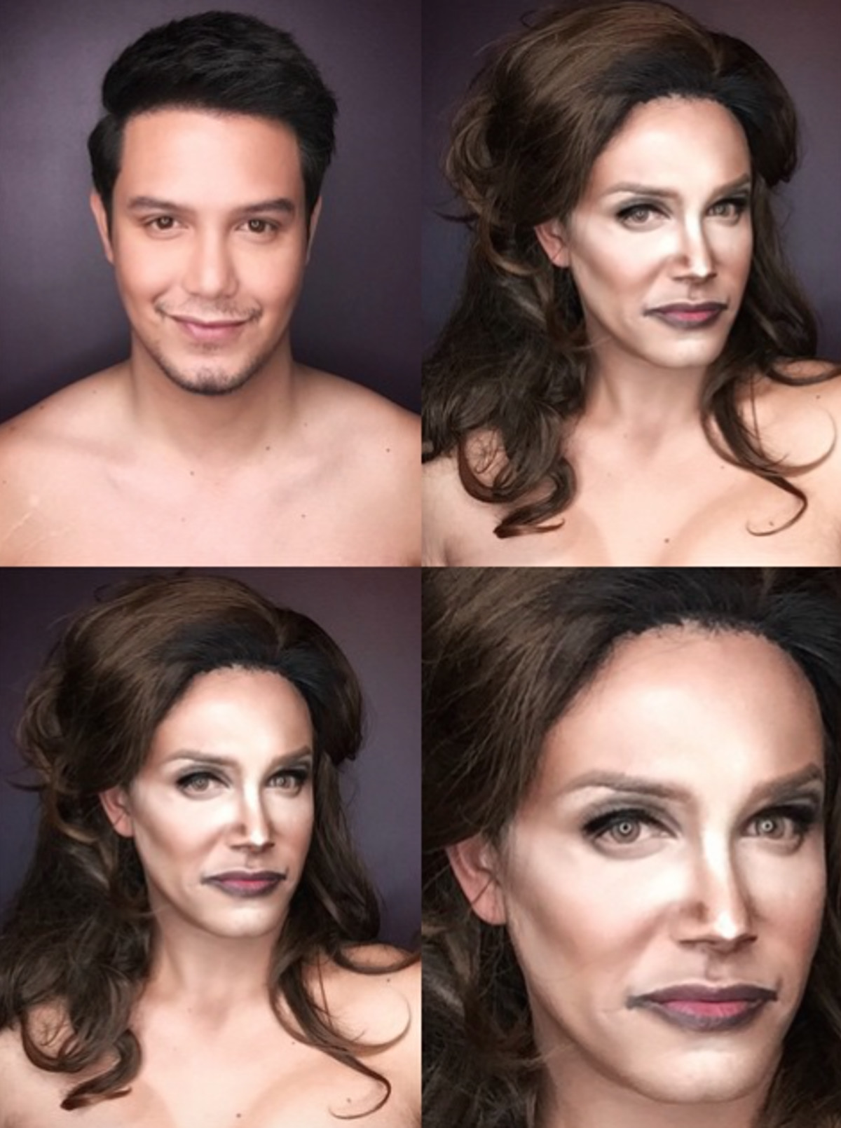 Man Uses Makeup to Transform Into Caitlyn and Kris Jenner ...