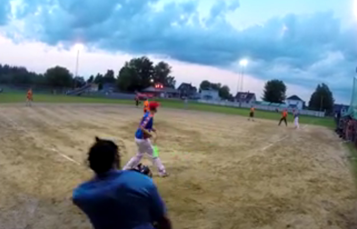 Canadian Softball Player Hits Craziest Home Run Ever | Complex