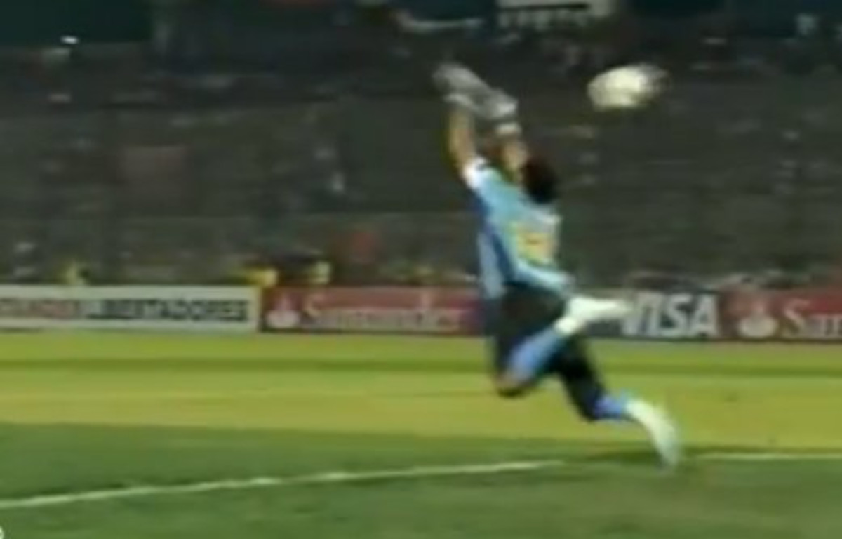 Clip of the Morning Soccer Goalie Won’t Show His Face For a While