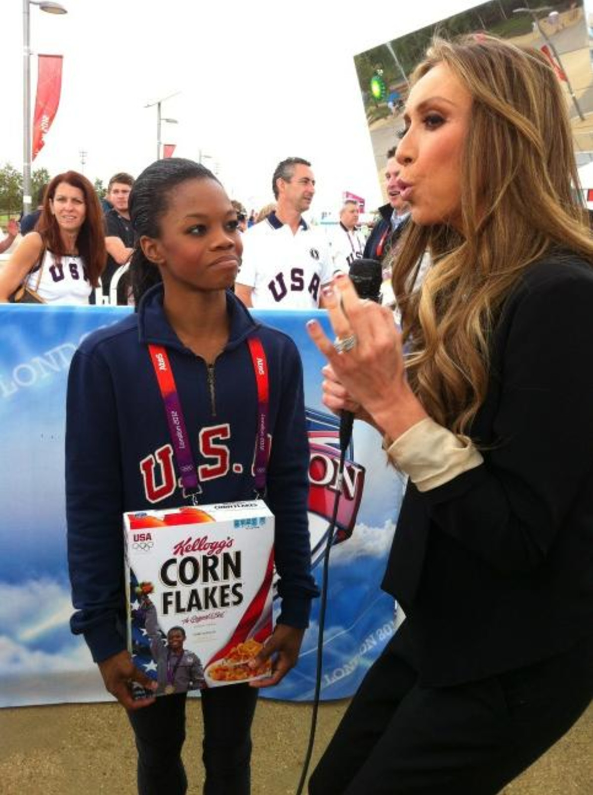 Gabby Douglas Has Already Landed On the Front of a Corn Flakes Box | Complex