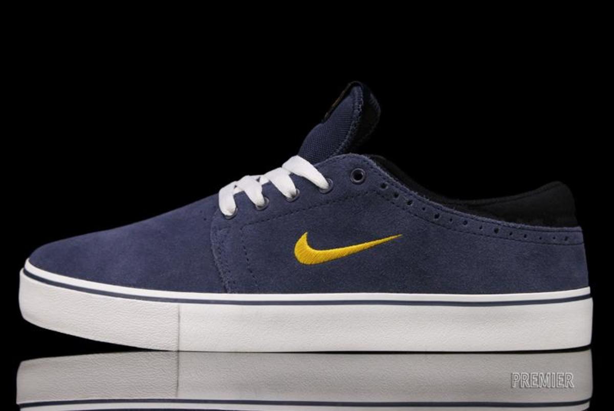 nike sb team classic white and blue
