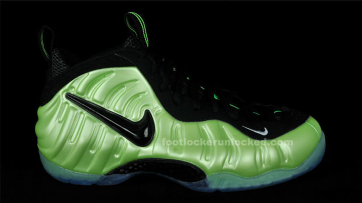 electric lime foamposite