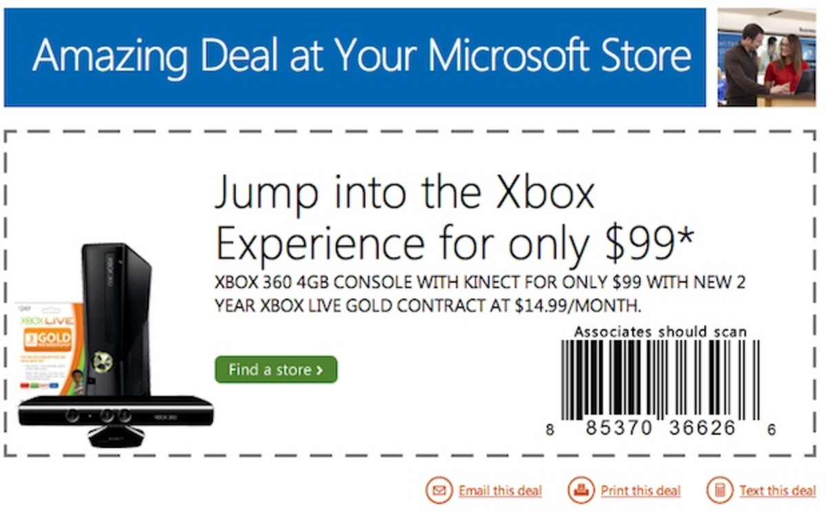 Microsoft’s 99 “Subscription Model” Xbox 360 Bundle is at Microsoft
