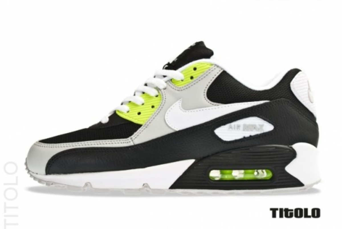 air max 90 dark grey black volt