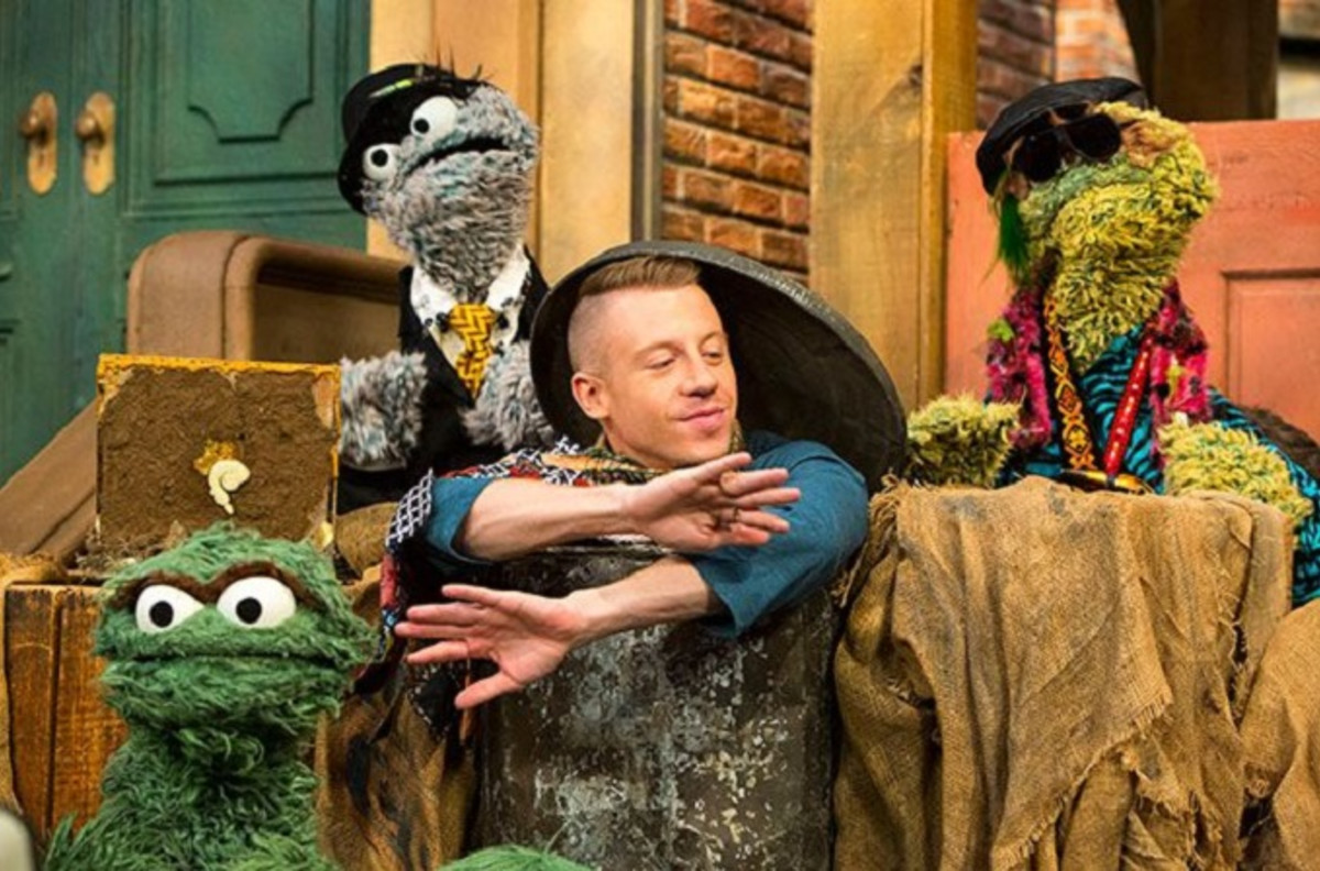 Macklemore Just Performed With Oscar the Grouch on “Sesame Street