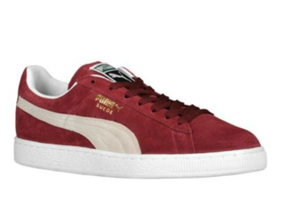 puma suede cabernet