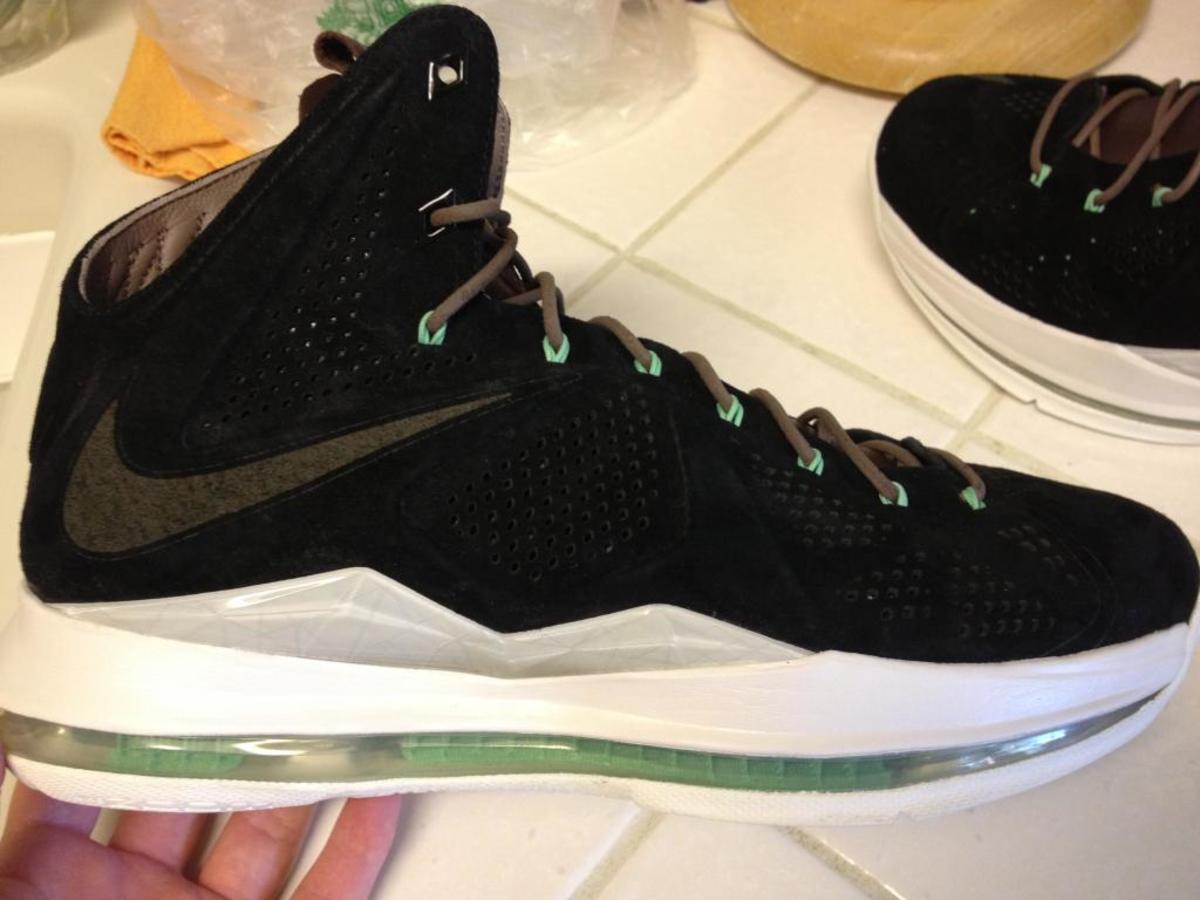lebron 10 ext qs black suede