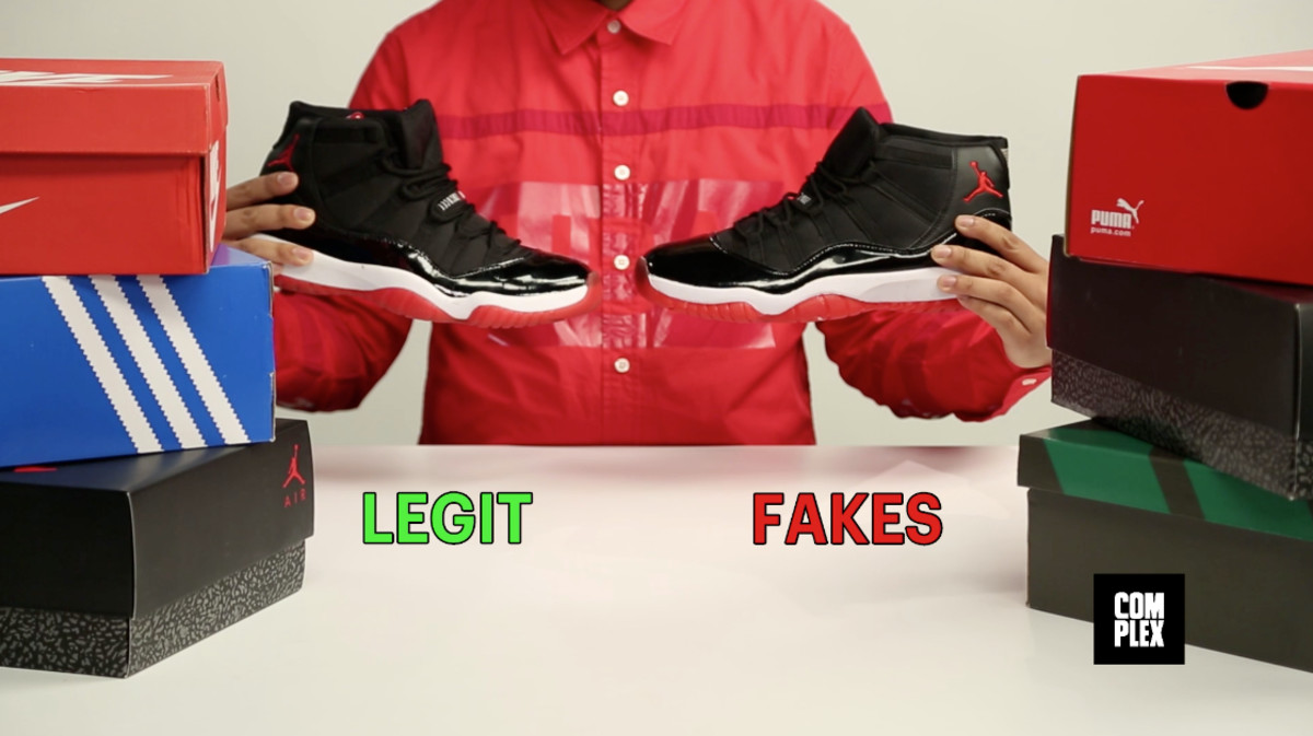 A Visual Guide to Spotting Fake Sneakers (Video) Complex