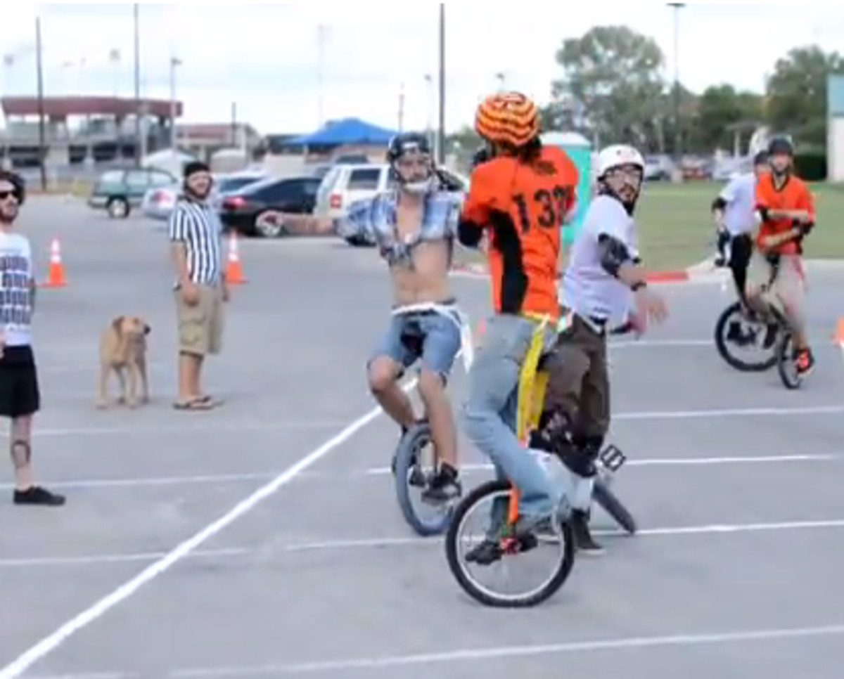 Clip of the Morning Unicycle Football Is Real and It’s Awesome (Video