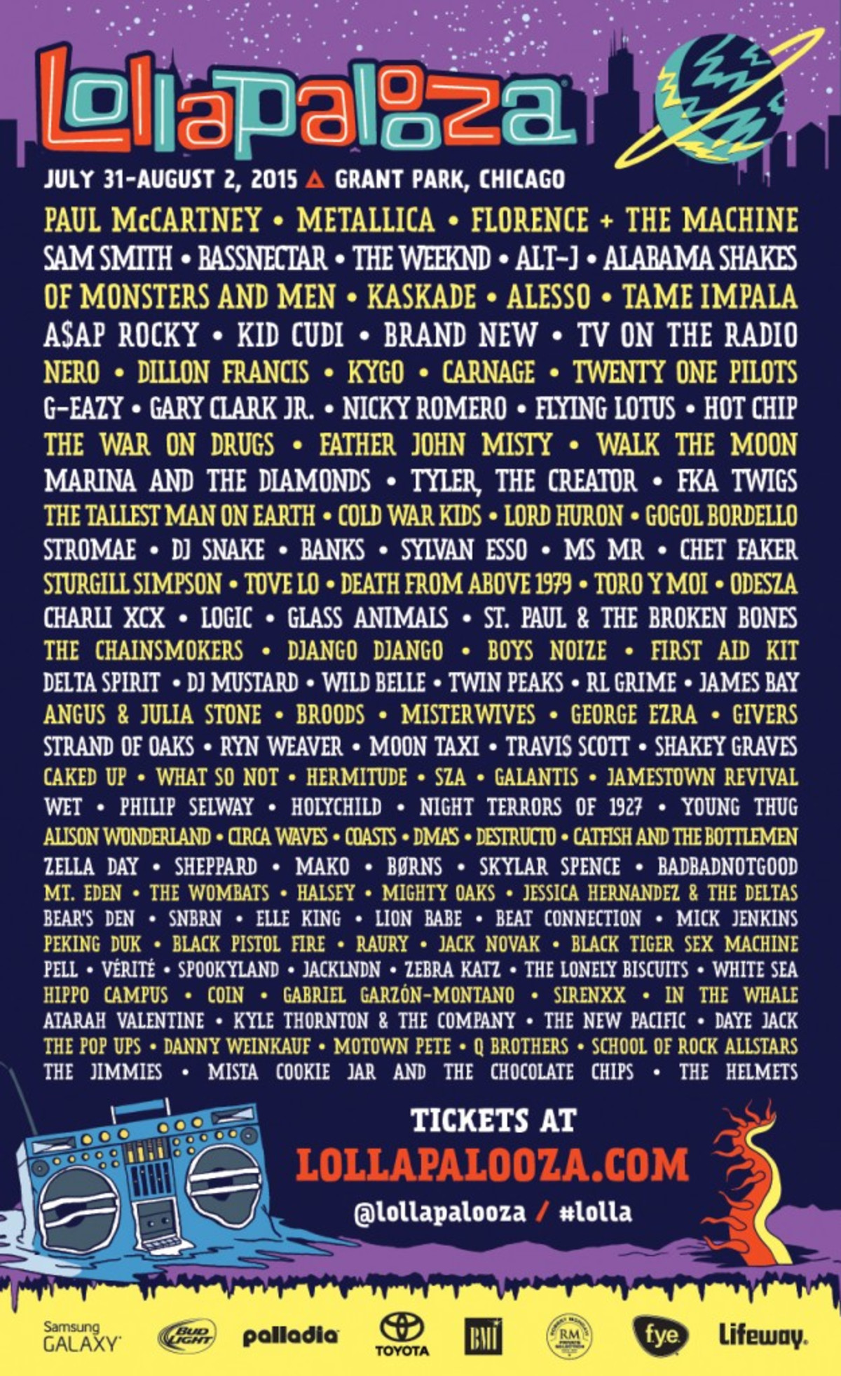 lollapalooza 2015 shirt