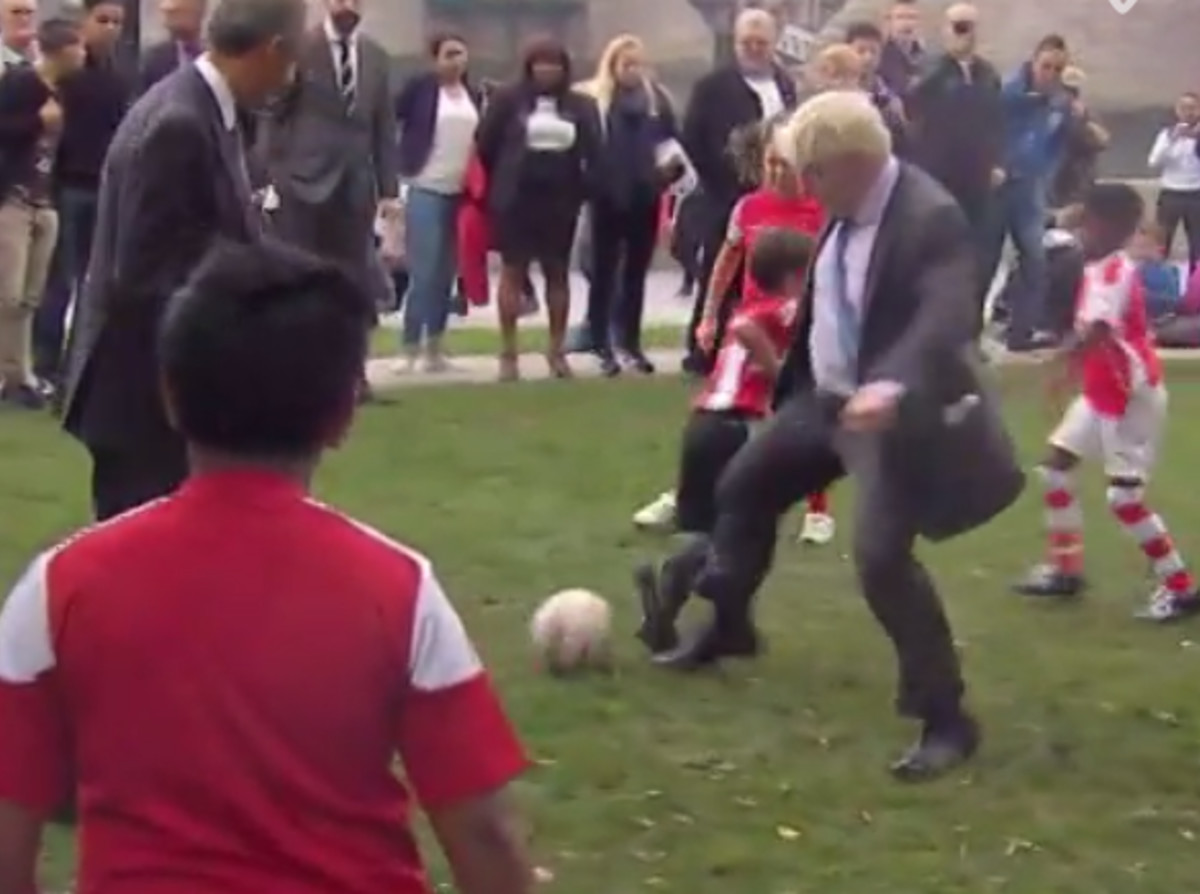 Boris Johnson Just Fouled a 9-Year-Old Boy While Trying to ...