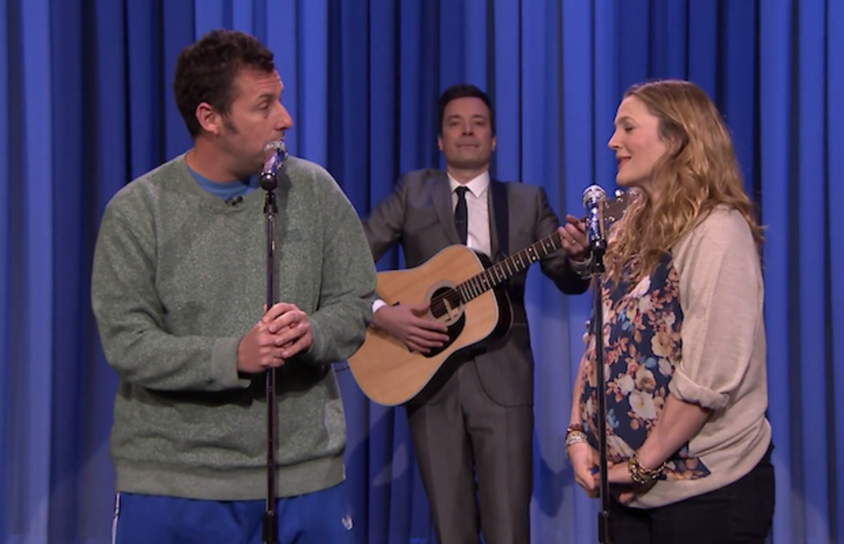 Adam Sandler and Drew Barrymore Performed a Hilariously